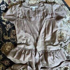 Diane Von Furstenberg Vintage Silk Belted Top